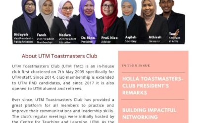 UTM Toastmasters Club Newsletter 2019/2020