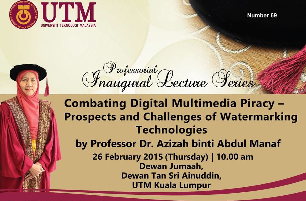 69 Professorial Inaugural Lecture Series