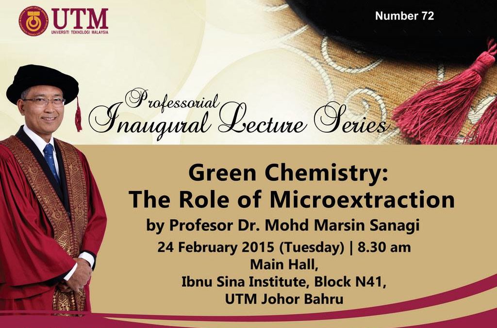 72nd Professorial Inaugural Lecture Series