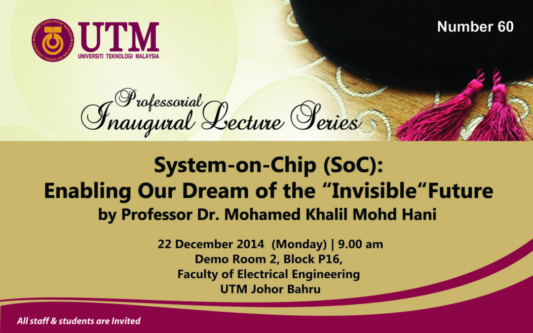 60th Professorial Inaugural Lecture Series