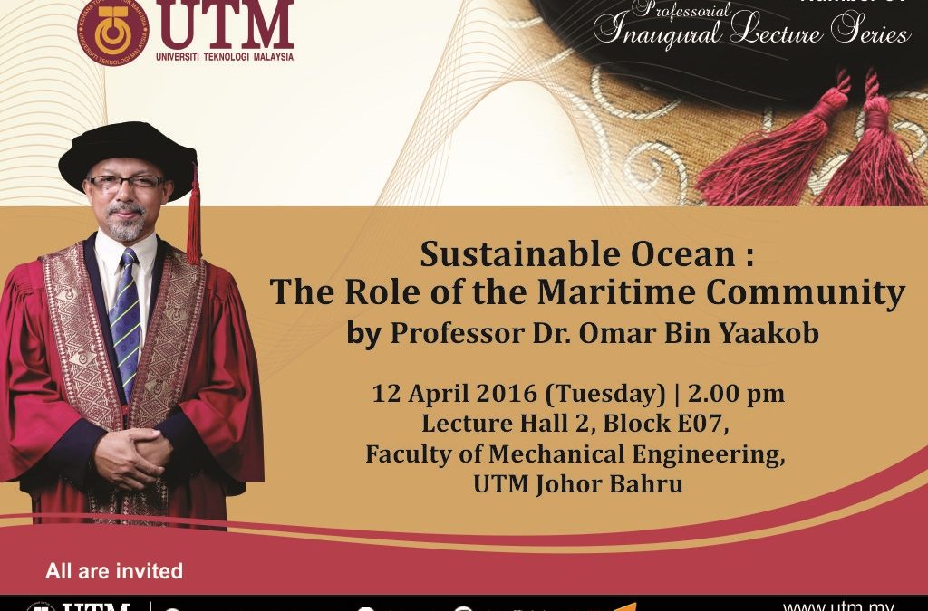 81st Professorial Inaugural Lecture Series by Professor Dr. Omar Yaakob