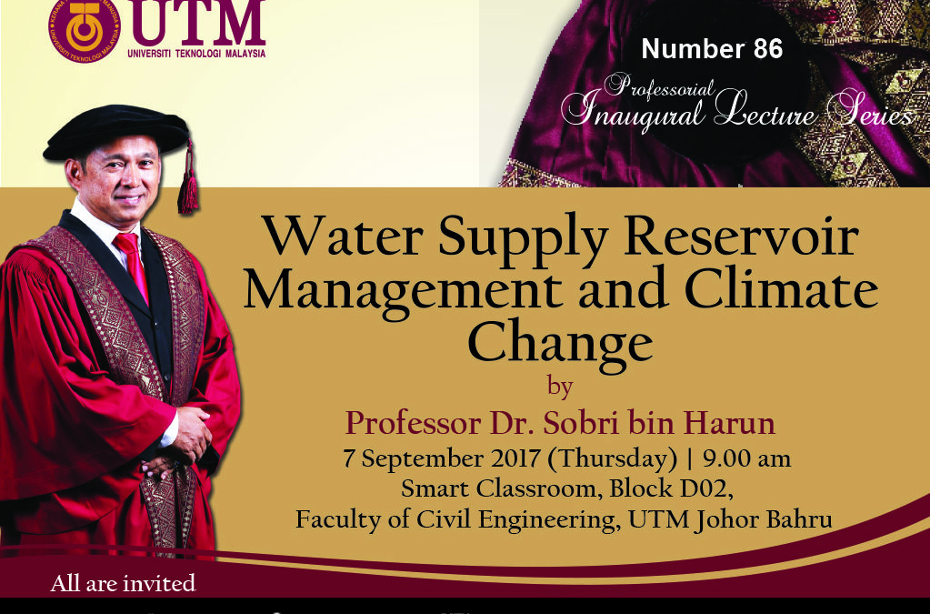 86th Professorial Inaugural Lecture Series by Professor Dr. Sobri Harun