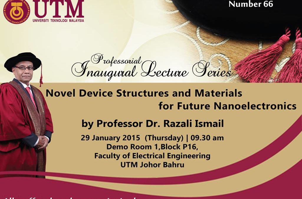 66th Professorial Inaugural Lecture Series by Professor Dr. Razali Ismail