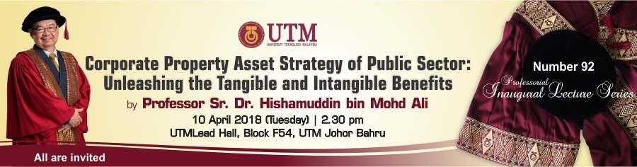 The 92th Professorial Inaugural Lecture Series by Professor Sr. Dr. Hishamuddin bin Mohd Ali