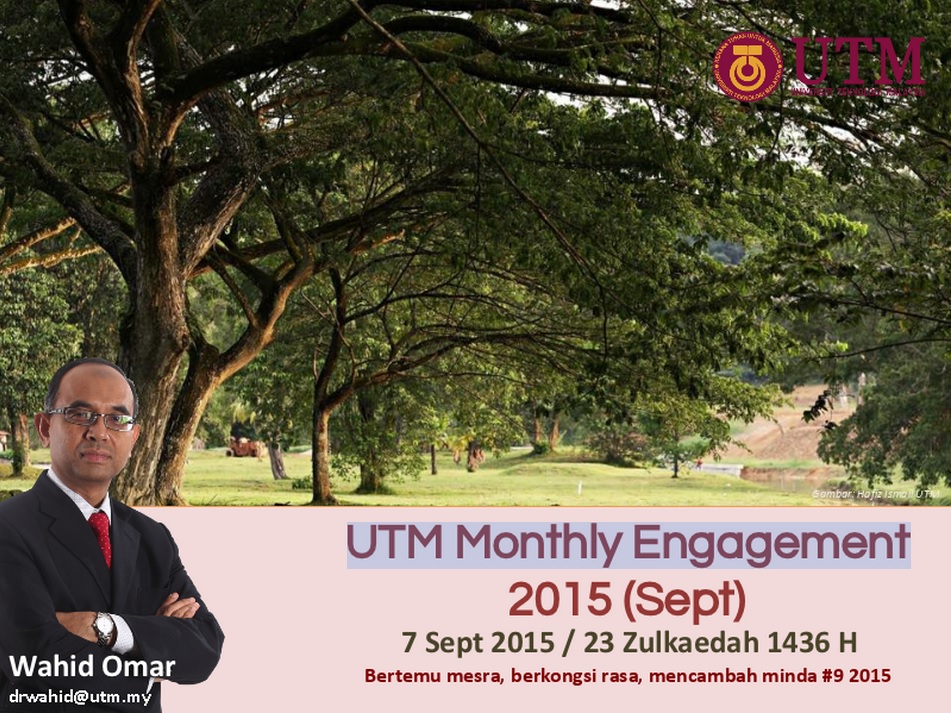 UTM MONTHLY ENGAGEMENT (SEPTEMBER) 2015