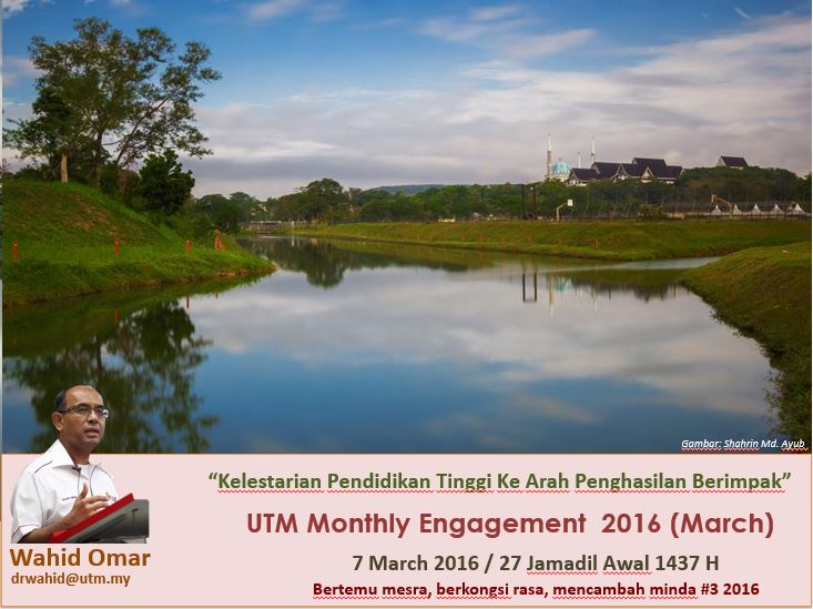 UTM MONTHLY ENGAGEMENT MARCH 2016