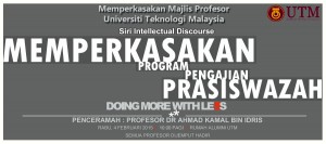 MEMPERKASAKAN PROGRAM PENGAJIAN PRASISWAZAH